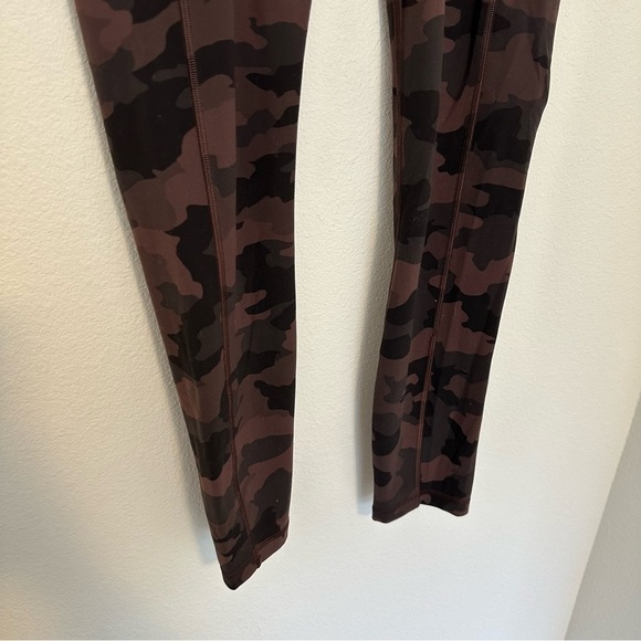 Lululemon Invigorate High-Rise Leggings 25" Inseam Camo Brown Size 6 Women’s - Picture 4 of 11